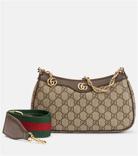 gucci gold bee gg supreme shoulder bag|gucci ophidia suede.